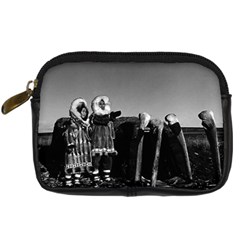 Vintage Fur Clad Eskimos Of Arctic Alaska Bu Sod Igloo Compact Camera Case by Vintagephotos