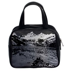 Vintage Alaska Glacier Bay National Monument 1970 Twin-sided Satchel Handbag by Vintagephotos