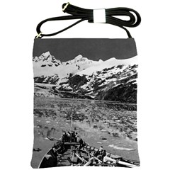 Vintage Alaska Glacier Bay National Monument 1970 Cross Shoulder Sling Bag by Vintagephotos