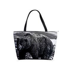 Vintage Usa Alaska Brown Bear 1970 Large Shoulder Bag by Vintagephotos