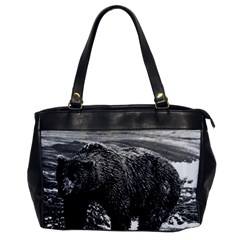 Vintage Usa Alaska Brown Bear 1970 Single-sided Oversized Handbag by Vintagephotos