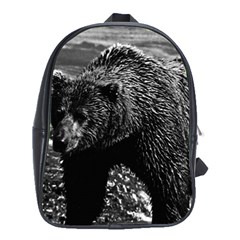 Vintage Usa Alaska Brown Bear 1970 School Bag (xl) by Vintagephotos