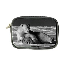 Vintage Usa Alaska Mother Polar Bear 1970 Ultra Compact Camera Case by Vintagephotos