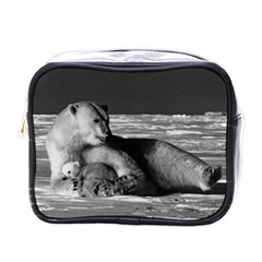 Vintage Usa Alaska Mother Polar Bear 1970 Single-sided Cosmetic Case by Vintagephotos