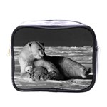 Vintage USA Alaska mother polar bear 1970 Single-sided Cosmetic Case Front