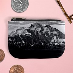 Vintage Usa Alaska Beautiful Mt Mckinley 1970 Coin Change Purse