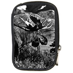 Vintage Usa Alaska Bull Moose 1970 Digital Camera Case by Vintagephotos