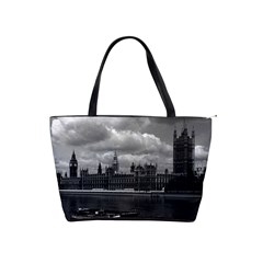 Vintage Uk England London The Houses Of Parliament 1970 Large Shoulder Bag