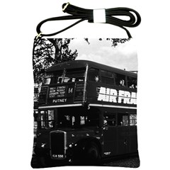 Vintage Uk England London Double Decker Bus 1970 Cross Shoulder Sling Bag