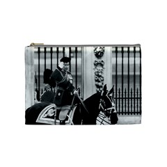 Vintage Uk England  Queen Elizabeth 2 Buckingham Palace Medium Makeup Purse by Vintagephotos