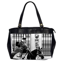 Vintage Uk England  Queen Elizabeth 2 Buckingham Palace Twin-sided Oversized Handbag by Vintagephotos