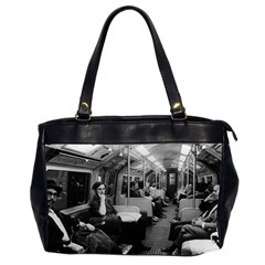 Vintage Uk  England Railway Inside Coach 1970 Twin-sided Oversized Handbag by Vintagephotos