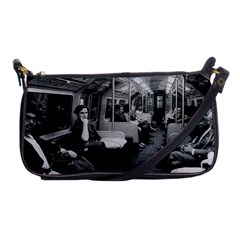 Vintage Uk  England Railway Inside Coach 1970 Evening Bag by Vintagephotos