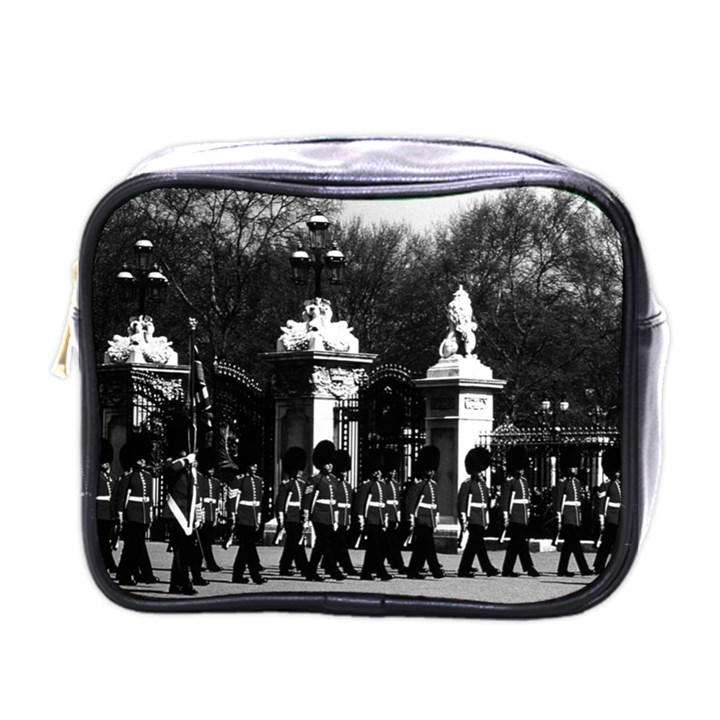 Vintage England London Changing guard Buckingham palace Single-sided Cosmetic Case