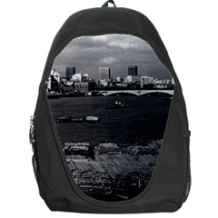 Vintage Uk England River Thames London Skyline City Backpack Bag by Vintagephotos