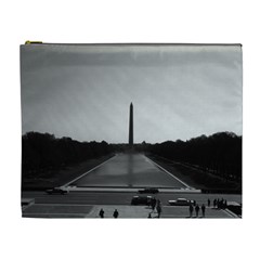 Vintage Usa Washington Monument 1970 Extra Large Makeup Purse by Vintagephotos