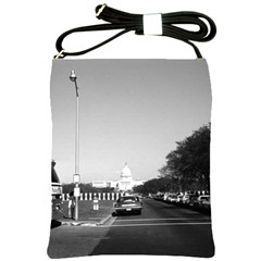 Vintage Usa Washington The Capitol 1970 Cross Shoulder Sling Bag by Vintagephotos