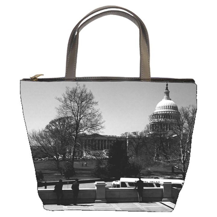 Vintage USA Washington The Capitol 1970 Bucket Handbag