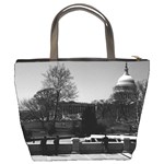 Vintage USA Washington The Capitol 1970 Bucket Handbag Back