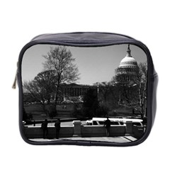 Vintage Usa Washington The Capitol 1970 Twin-sided Cosmetic Case