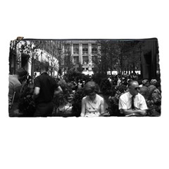 Vintage Usa New York Rockefeller Center 1970 Pencil Case by Vintagephotos