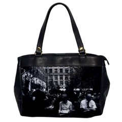 Vintage Usa New York Rockefeller Center 1970 Single-sided Oversized Handbag by Vintagephotos