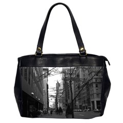 Vintage Usa Washington Street 1970 Twin-sided Oversized Handbag by Vintagephotos