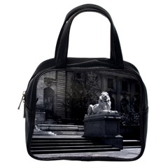 Vintage Usa New York City Public Library 1970 Single-sided Satchel Handbag by Vintagephotos