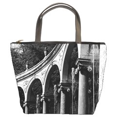 Vintage France Palace Of Versailles Colonnade Grove Bucket Handbag by Vintagephotos