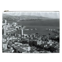 Vintage Principality Of Monaco  The Port Of Monte Carlo Cosmetic Bag (xxl) by Vintagephotos