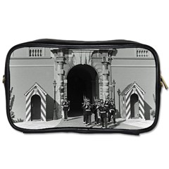 Vintage Principality Of Monaco Palace Gate And Guard Twin-sided Personal Care Bag by Vintagephotos