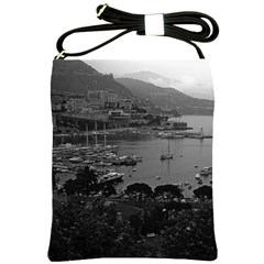 Vintage Principality Of Monaco The Port Of Monaco 1970 Cross Shoulder Sling Bag by Vintagephotos