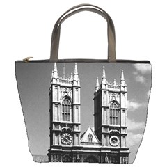 Vintage Uk England London Westminster Abbey 1970 Bucket Handbag by Vintagephotos