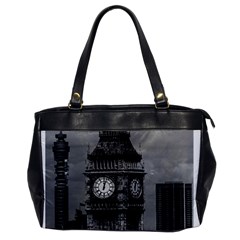 Vintage Uk England London The Post Office Tower Big Ben Single-sided Oversized Handbag by Vintagephotos