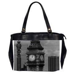 Vintage Uk England London The Post Office Tower Big Ben Twin-sided Oversized Handbag by Vintagephotos