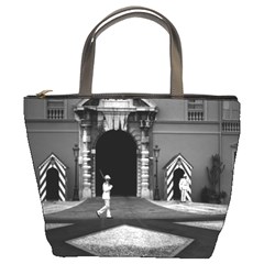 Vintage Principality Of Monaco & Princely Palace 1970 Bucket Handbag by Vintagephotos