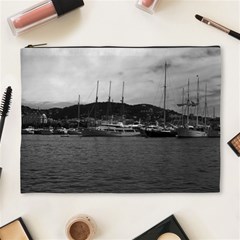 Vintage Principality Of Monaco The Port Of Monaco 1970 Extra Large Makeup Purse by Vintagephotos