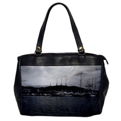 Vintage Principality Of Monaco The Port Of Monaco 1970 Single-sided Oversized Handbag