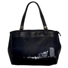 Vintage China Hong Kong Boat Skyscraper ??sea 1970 Single-sided Oversized Handbag by Vintagephotos