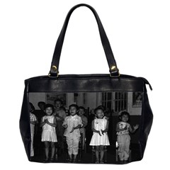 Vintage China Changsha Childcare 1970 Twin-sided Oversized Handbag