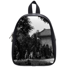 Vintage China Canton Martyrs Parc 1970 Small School Backpack by Vintagephotos