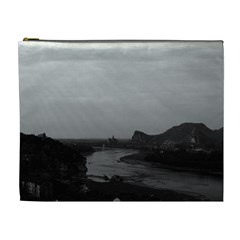 Vintage China Guilin Lijiang River 1970 Extra Large Makeup Purse by Vintagephotos