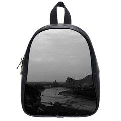 Vintage China Guilin Lijiang River 1970 Small School Backpack by Vintagephotos