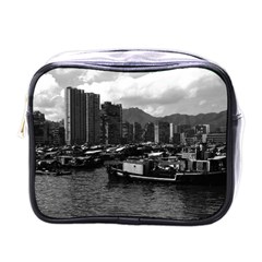 Vintage China Hong Kong Houseboats River 1970 Single-sided Cosmetic Case by Vintagephotos