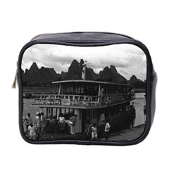 Vintage China Guilin River Boat 1970 Twin-sided Cosmetic Case by Vintagephotos