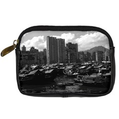 Vintage China Hong Kong Houseboats River 1970 Compact Camera Case