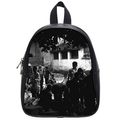 Vintage China Yangshuo Market 1970 Small School Backpack