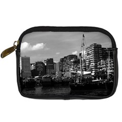 Vintage China Hong Kong Houseboats River 1970 Compact Camera Case by Vintagephotos