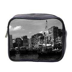 Vintage China Hong Kong Houseboats River 1970 Twin-sided Cosmetic Case by Vintagephotos