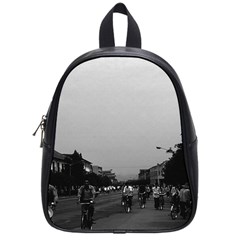 Vintage China Guilin Street Bicycles 1970 Small School Backpack